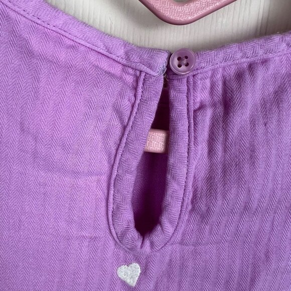 Cat & Jack Embroidered Heart Peplum - Picture 5 of 10